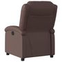 Voir la diapositive 5 : VIDAXL Fauteuil inclinable electrique Marron Similicuir