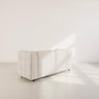 Voir la diapositive 5 : BEST MOBILIER Augustin - canapé droit 3 places en velours texturé