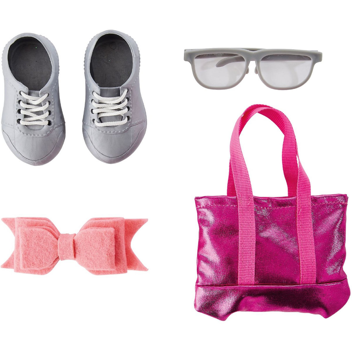 One Two Fun Accessoires ma jolie poupée mode 46 cm - Sac à main rose