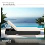 Voir la diapositive 4 : tectake Lot de 2 bains de soleil design luxueux avec cadre en aluminium noir