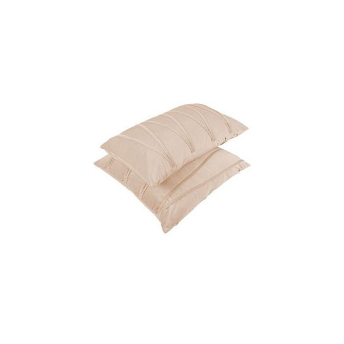 Paris Prix Lot de 2 Coussins Déco  Paulina  30x50cm Champagne