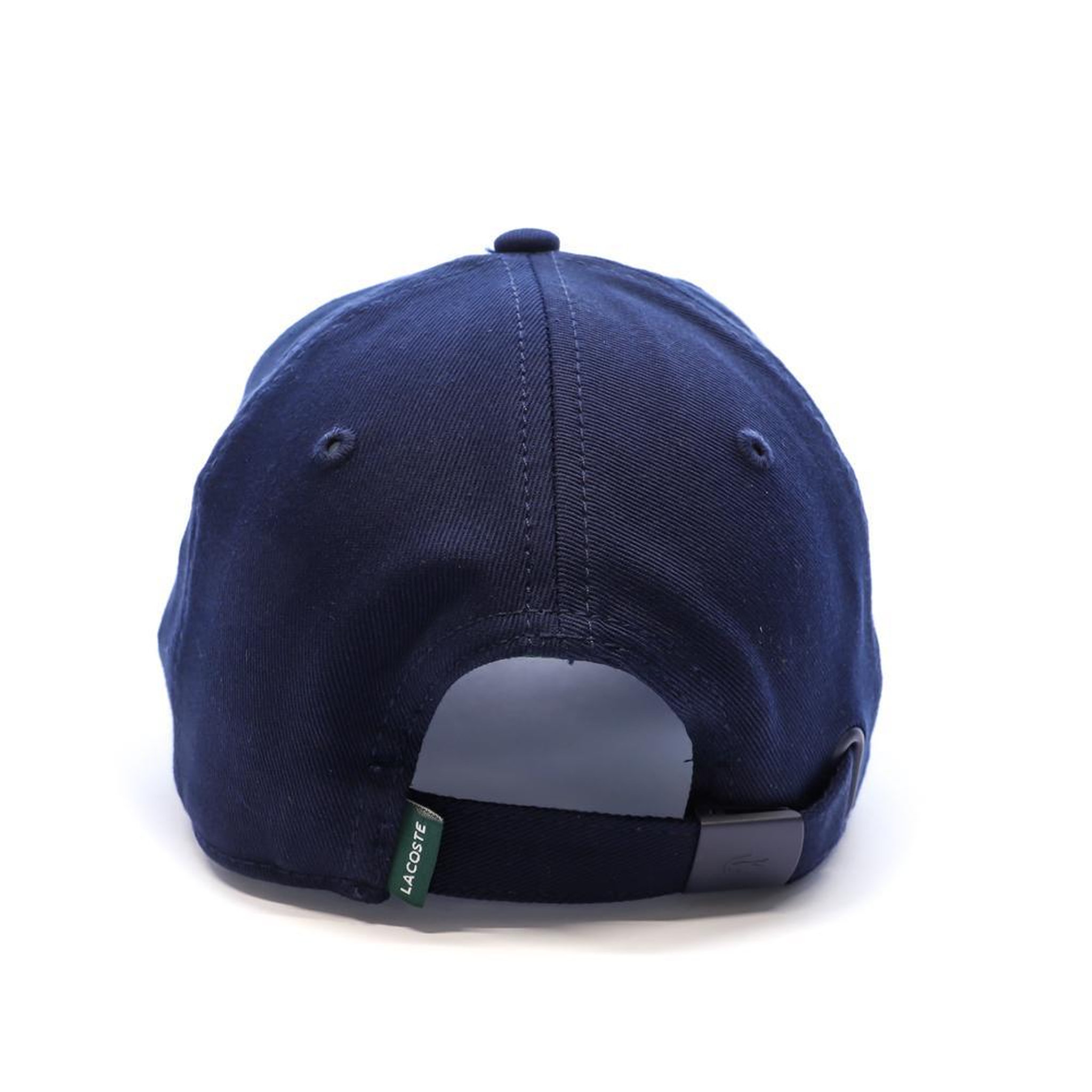 Voir la diapositive 3 : Lacoste Casquette Marine Mixte Lacoste Monochrome Cotton Twill