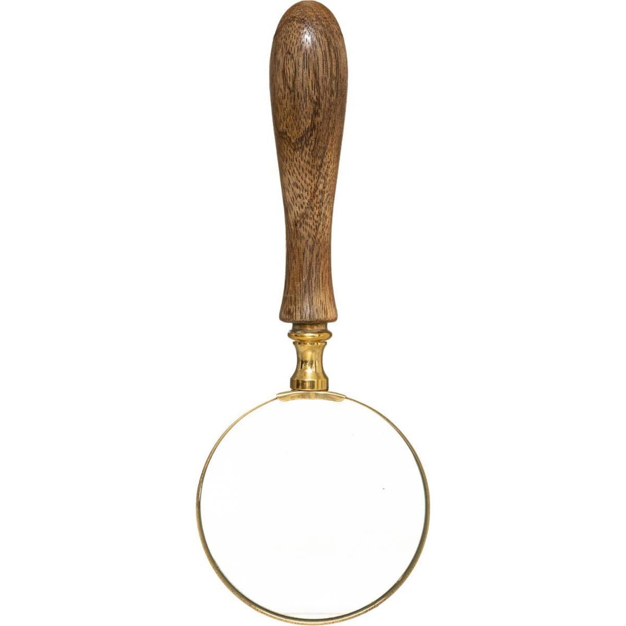 Voir la diapositive 2 : ATMOSPHERA Loupe déco design  delia  20cm marron