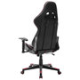 Voir la diapositive 4 : VIDAXL Chaise de jeu Noir et rouge bordeaux Cuir artificiel