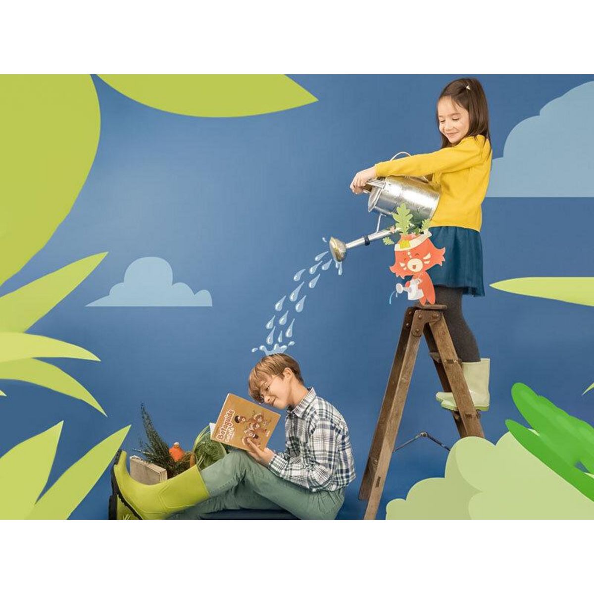 Smartbox Kit activité nature et créative pour enfant avec semis à planter - Coffret Cadeau Sport & Aventure