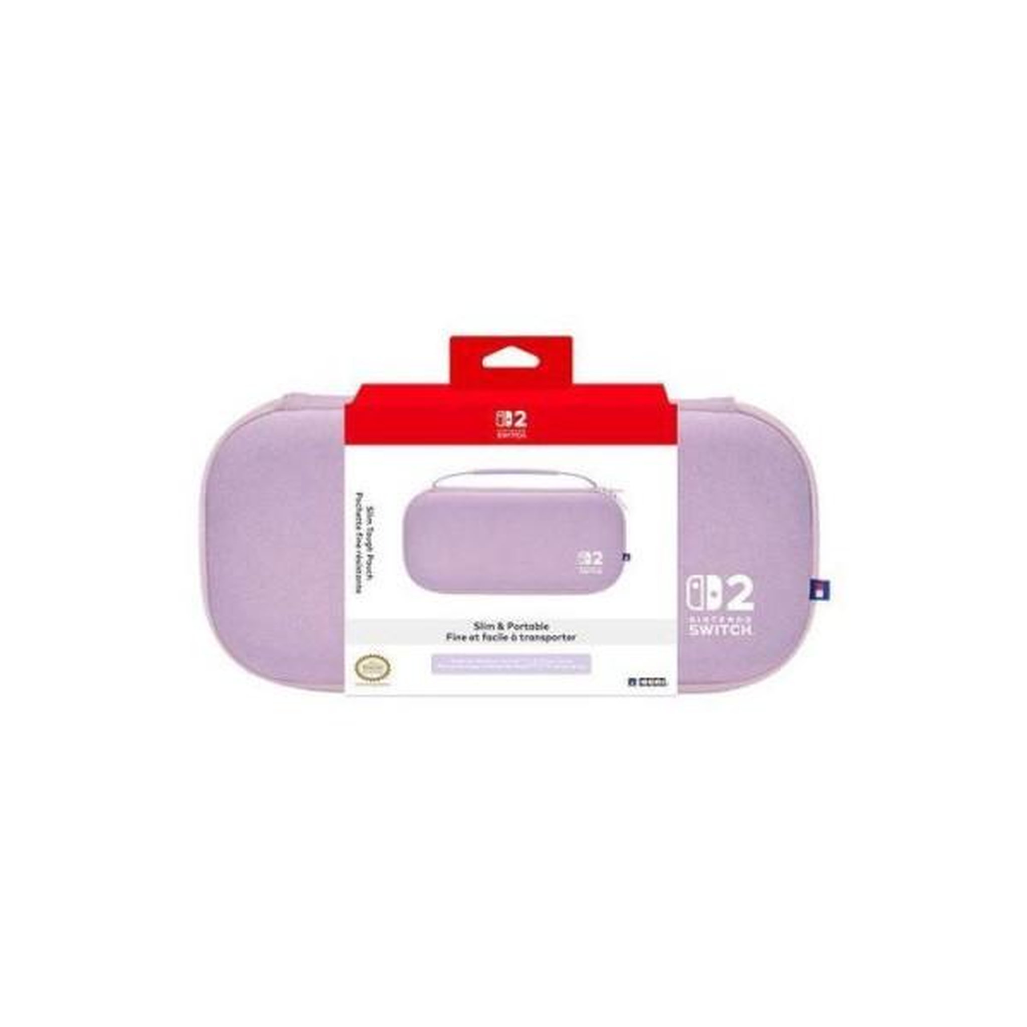Voir la diapositive 2 : HORI Housse de transport - nintendo switch 2 - hori - protection rigide - lavande