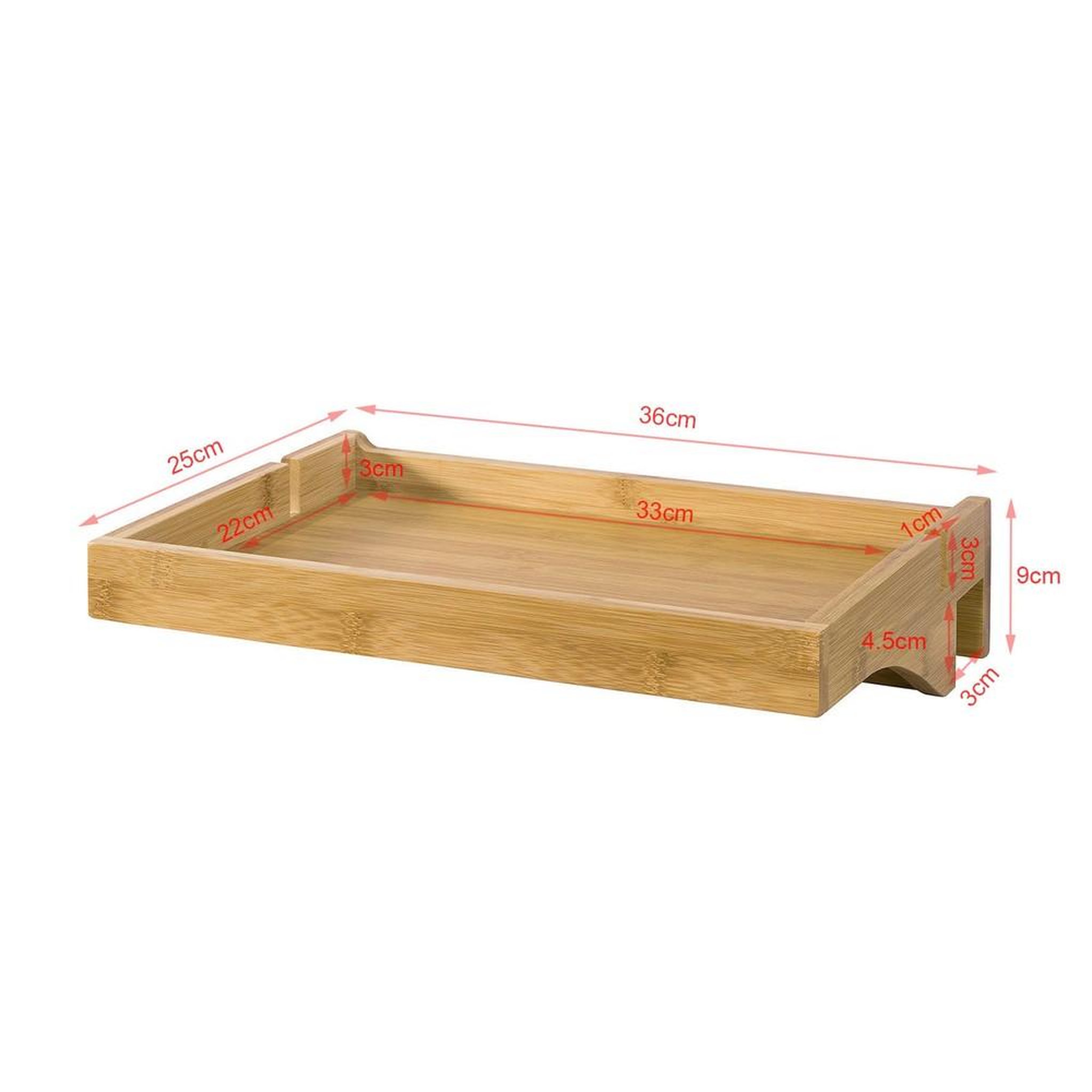 Voir la diapositive 3 : SOBUY SoBuy - Tablette De Chevet amovible avec encoches pour câbles - Minimaliste - NKD01