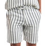 Voir la diapositive 1 : Selected Short Blanc/Marine Rayure Homme Selected Slhregsal