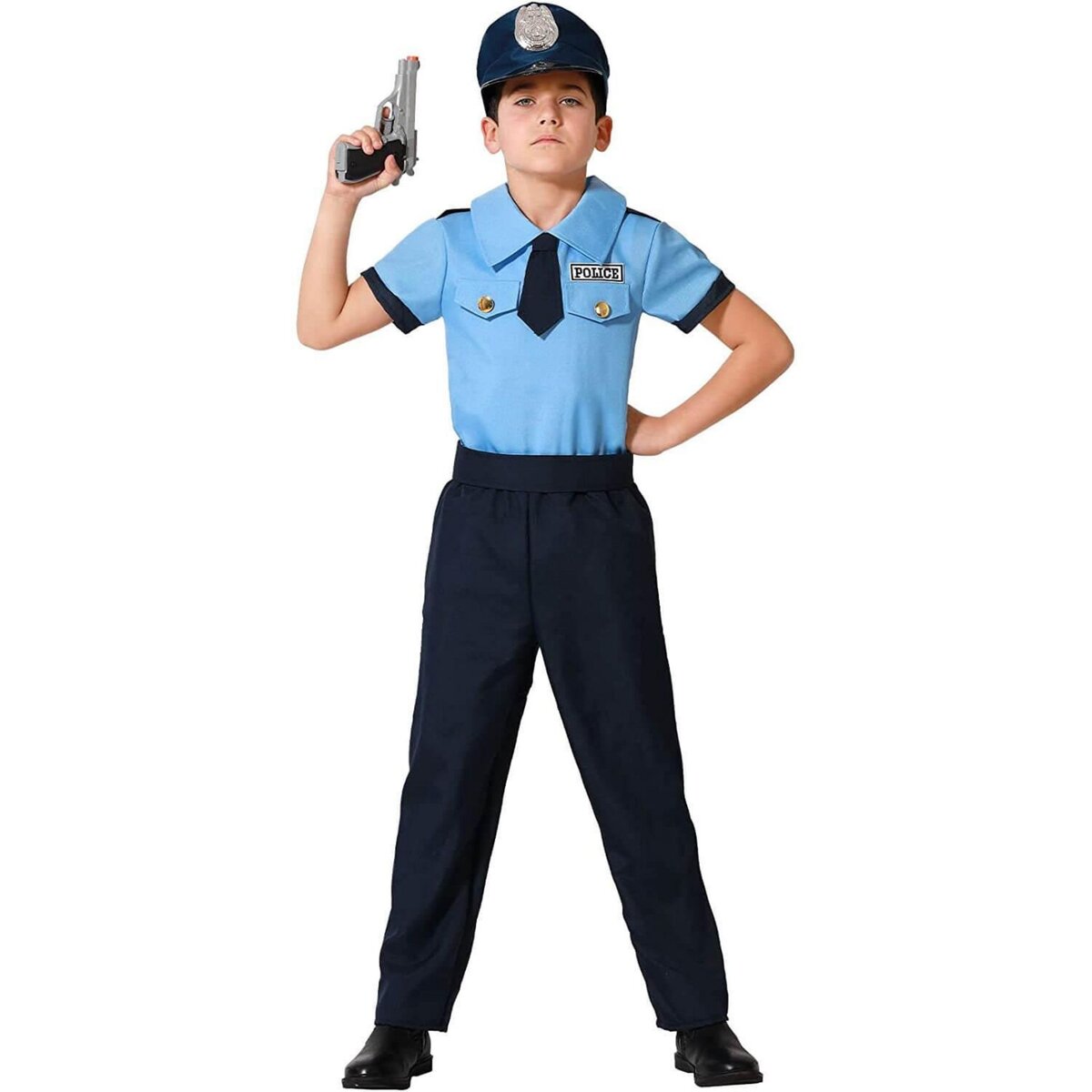 ATOSA Déguisement Policier uniforme - Garçon - 5/6 ans (110 à 116 cm) pas  cher 