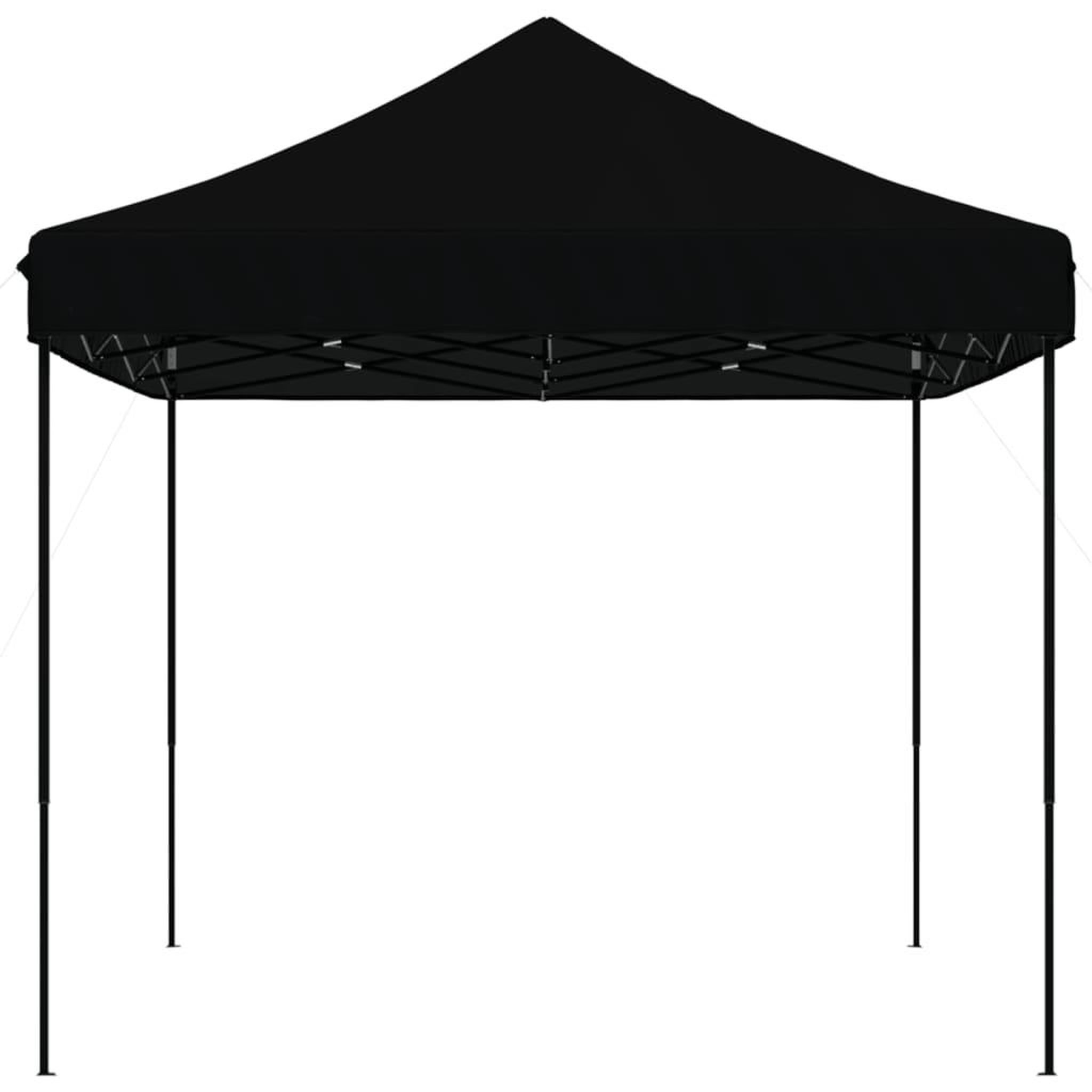 Voir la diapositive 4 : VIDAXL Tente de reception pliable escamotable noir 440x292x315 cm