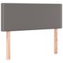 Voir la diapositive 4 : VIDAXL Tete de lit a LED Gris 80x5x78/88 cm Similicuir