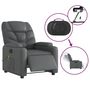 Voir la diapositive 5 : VIDAXL Fauteuil de massage inclinable electrique gris similicuir
