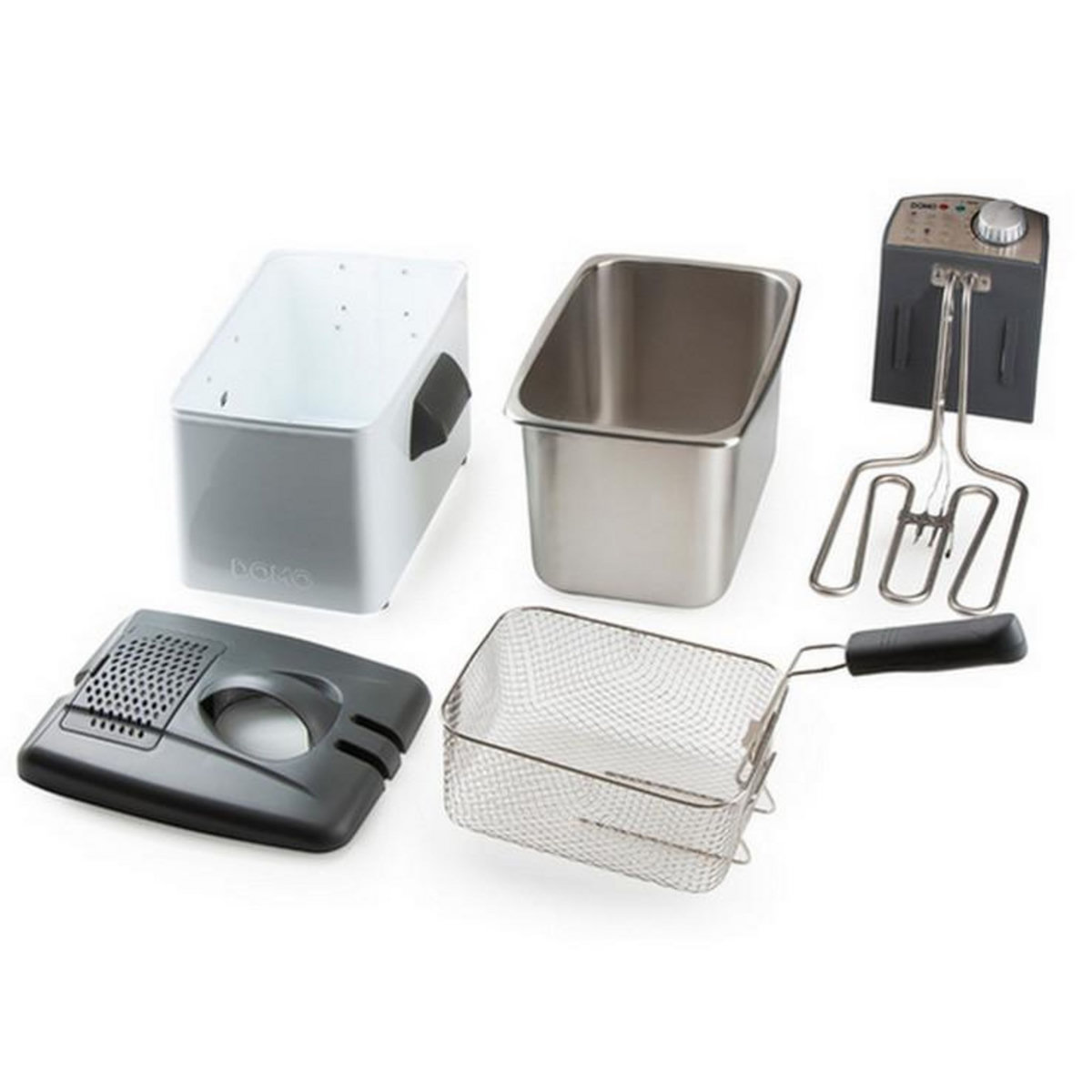Domo Friteuse 4,5l 3200w blanc - do519fr