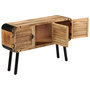 Voir la diapositive 5 : VIDAXL Buffet Bois de manguier massif 120x30x76 cm