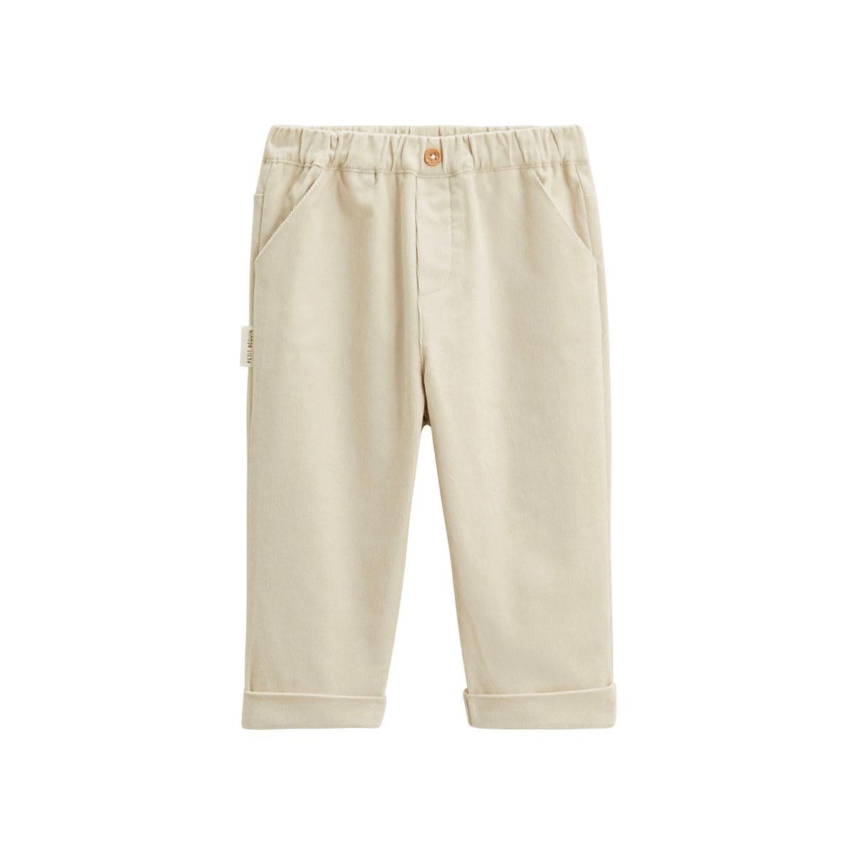 Petit Béguin Pantalon enfant en velours côtelé Gribouille