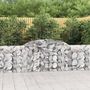 Voir la diapositive 1 : VIDAXL Paniers a gabions arques 6 pcs 300x30x80/100 cm fer galvanise