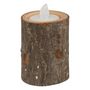 Voir la diapositive 5 : ATMOSPHERA Lot de 3 Photophores  Marron Glacé  11cm Naturel