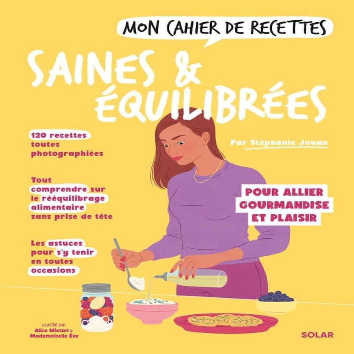 MON CAHIER DE RECETTES SAINES & EQUILIBREES, Jouan Stéphanie