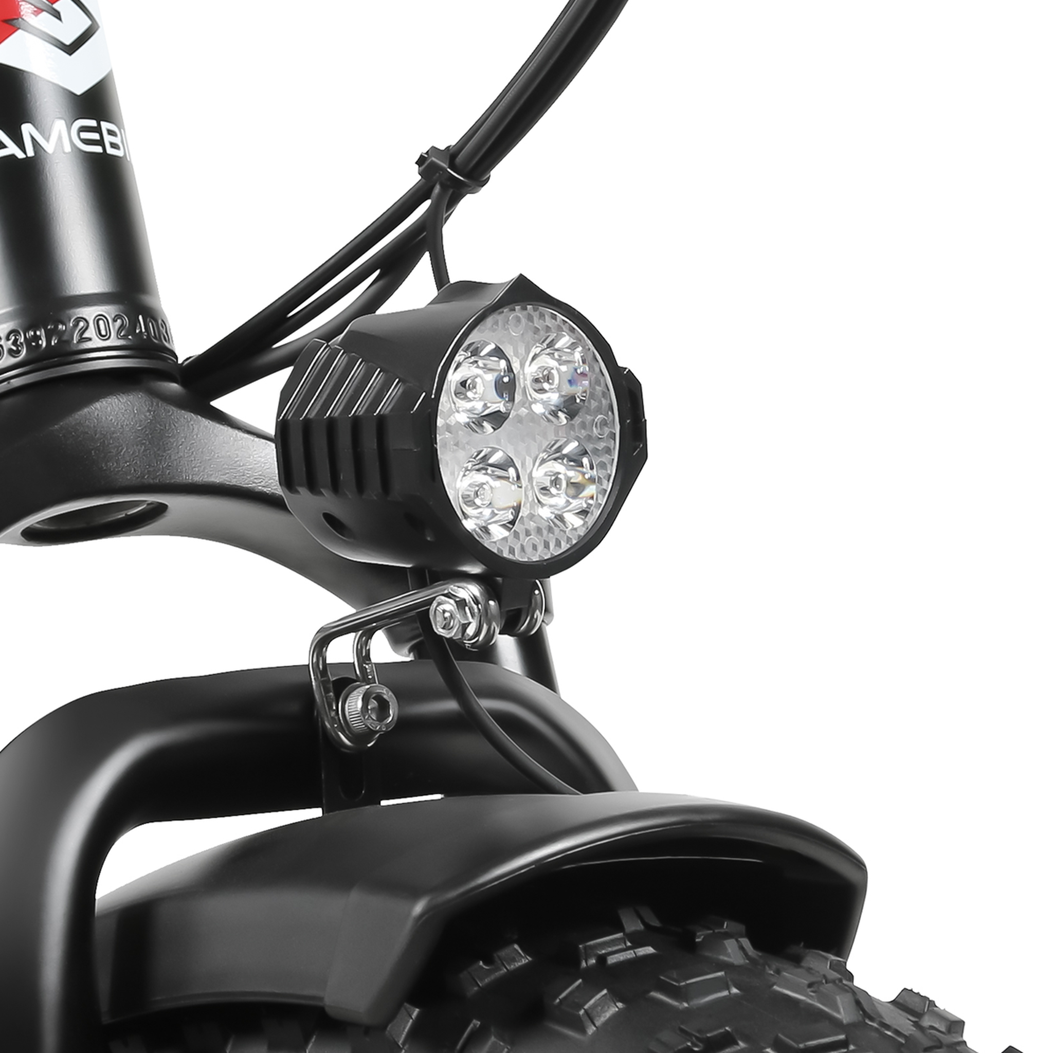 Voir la diapositive 4 : SAMEBIKE Vélo électrique pliant SAMEBIKE LOTDM200-II