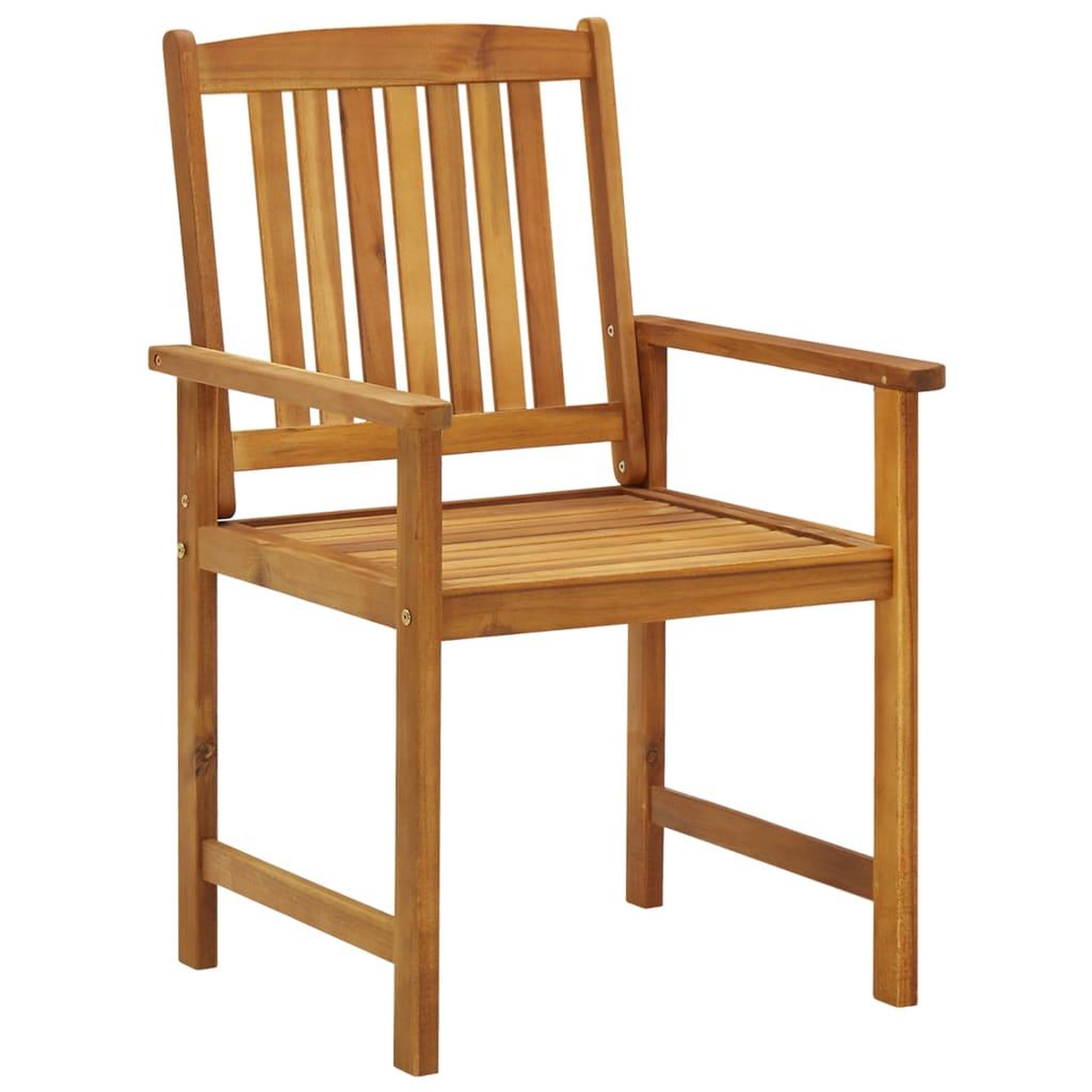 Voir la diapositive 4 : VIDAXL Chaises de jardin avec coussins lot de 2 Bois d'acacia massif