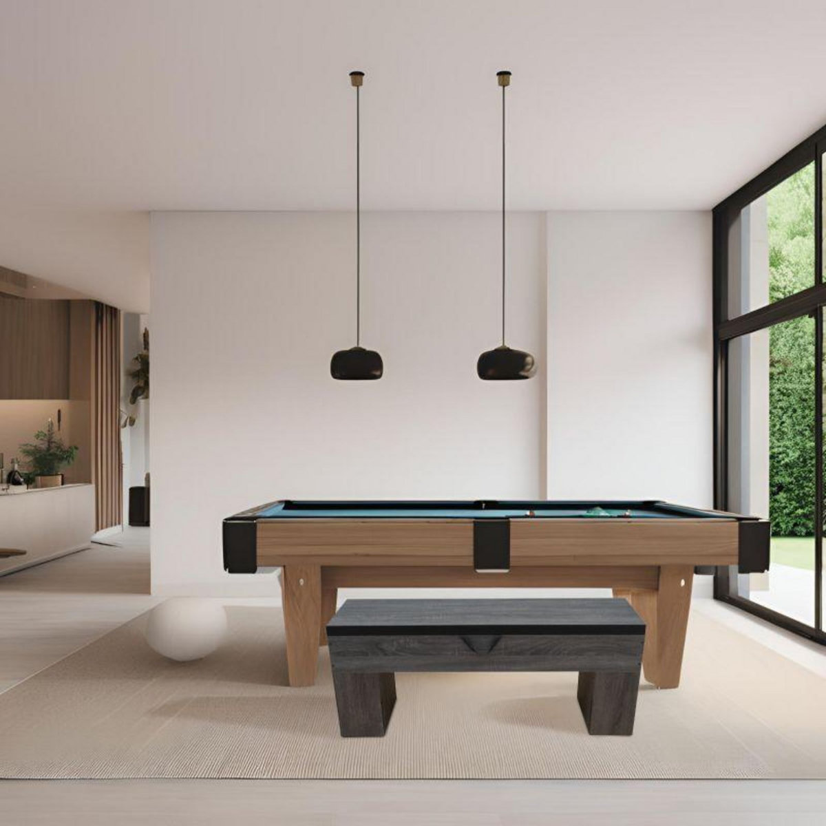 SOKKER Banc Bois avec rangement -113 x 32 x 45.5 cm-Classic