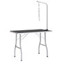 Voir la diapositive 2 : VIDAXL Table de toilettage reglable pour chiens avec 1 boucle