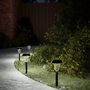 Voir la diapositive 1 : VIDAXL Lampes solaires d'allees et piquets de sol 12 pcs blanc