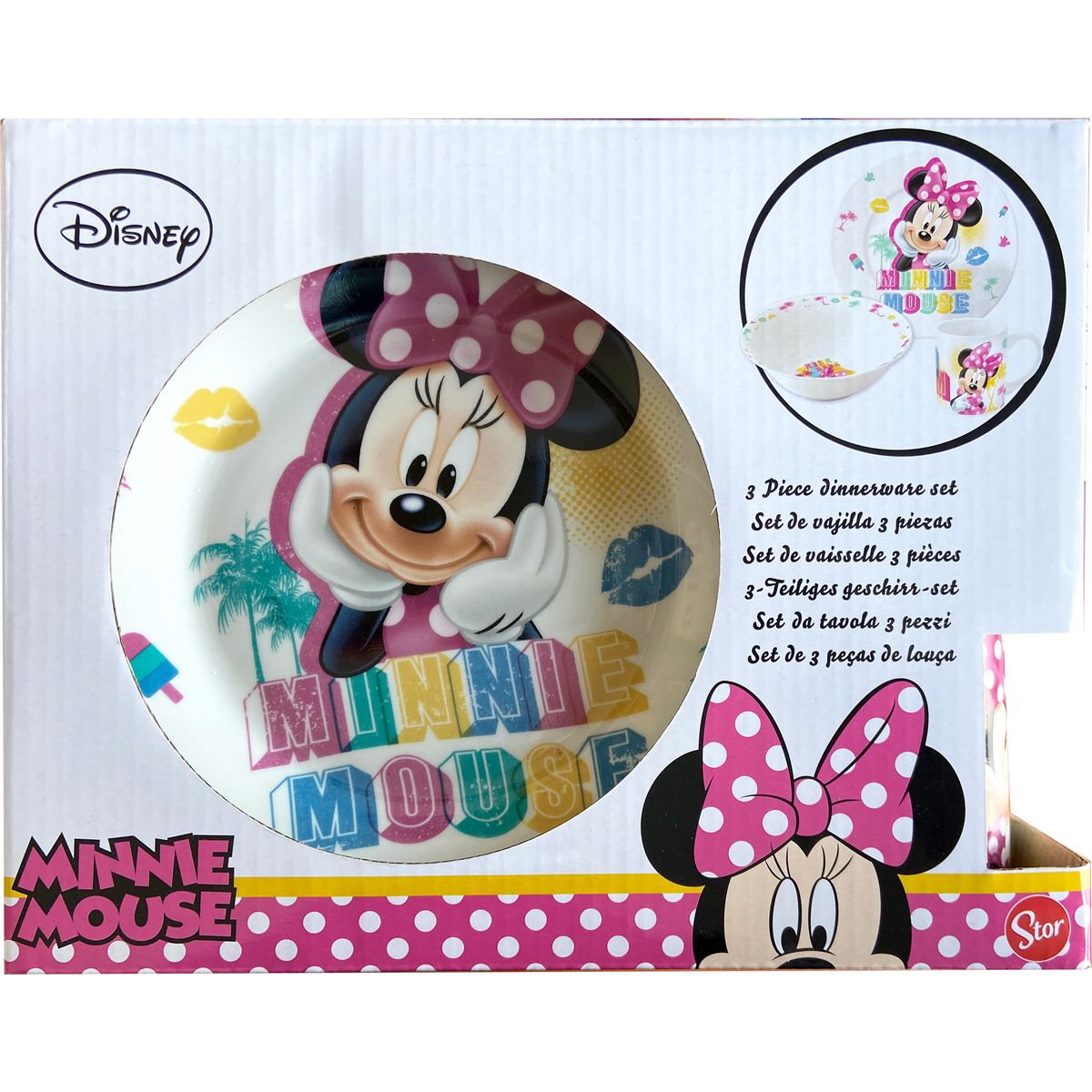 Coffret repas 3 pièces céramique MINNIE 