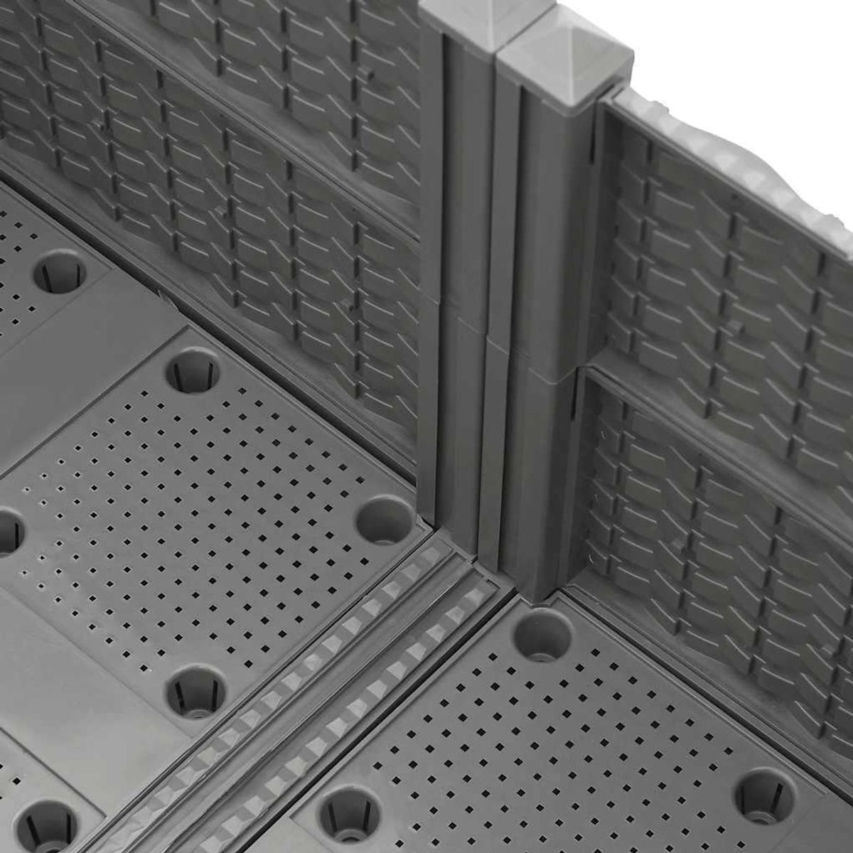 VIDAXL Lit sureleve 80x80x38 cm Polypropylene