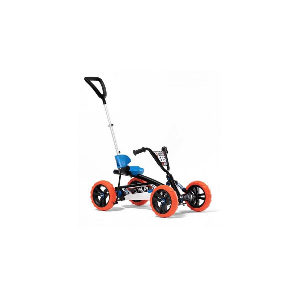 Berg Kart à pédales Buzzy Nitro 2 en 1 avec barre de poussée