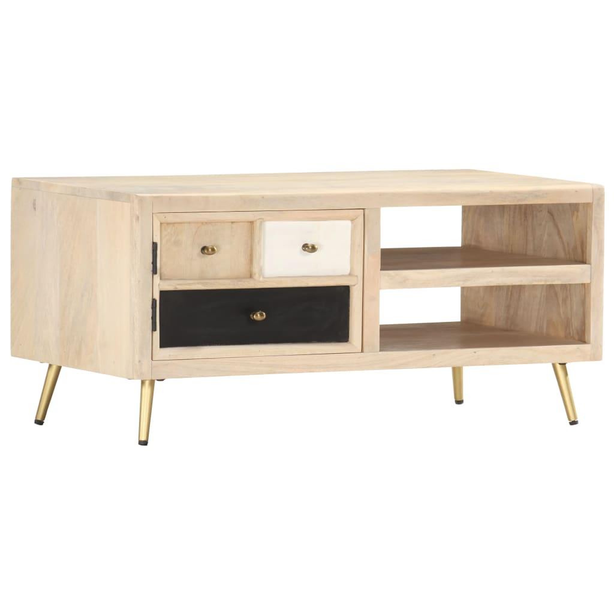 VIDAXL Table basse 90x45x40 cm bois de manguier massif
