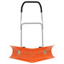 Voir la diapositive 2 : VIDAXL Pelle a neige double angle avec poignee extensible orange acier