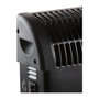 Voir la diapositive 3 : Domo Convecteur de chauffage turbo - 2000 W - DOMO - DO7350CH - 52,5 x 38,8 x 19,5 cm - Noir