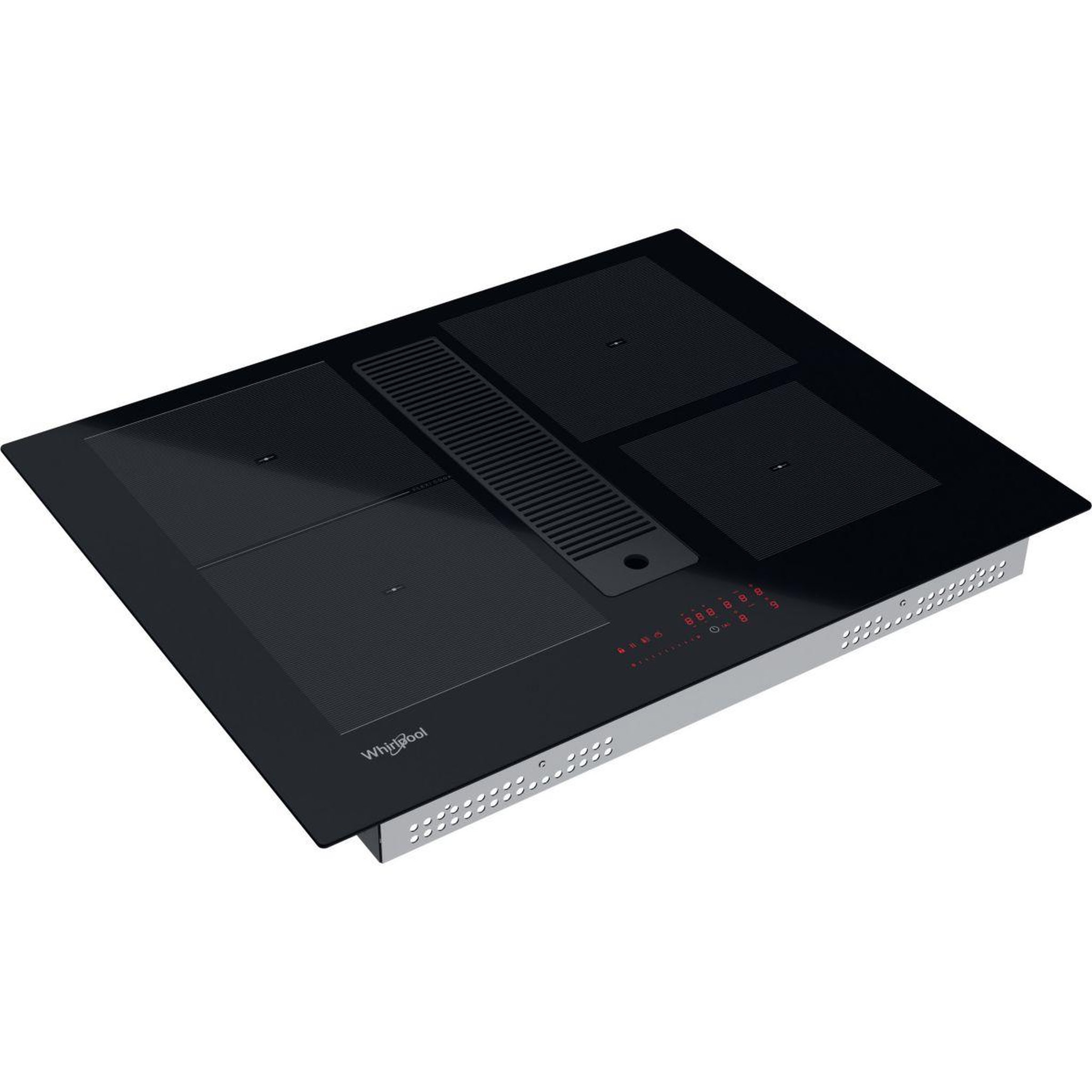 Voir la diapositive 3 : Whirlpool Plaque induction aspirante WVH1065UKIT FlexiCook