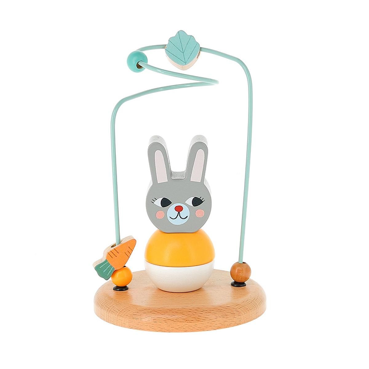 Vilac Jouet d eveil en bois Lapinou - Michelle Carlslund