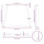 Voir la diapositive 6 : VIDAXL Pieds de table a manger forme de V 2 pcs 100x(72-73,3) cm acier