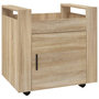Voir la diapositive 2 : VIDAXL Chariot de bureau Chene sonoma 60x45x60 cm Bois d'ingenierie
