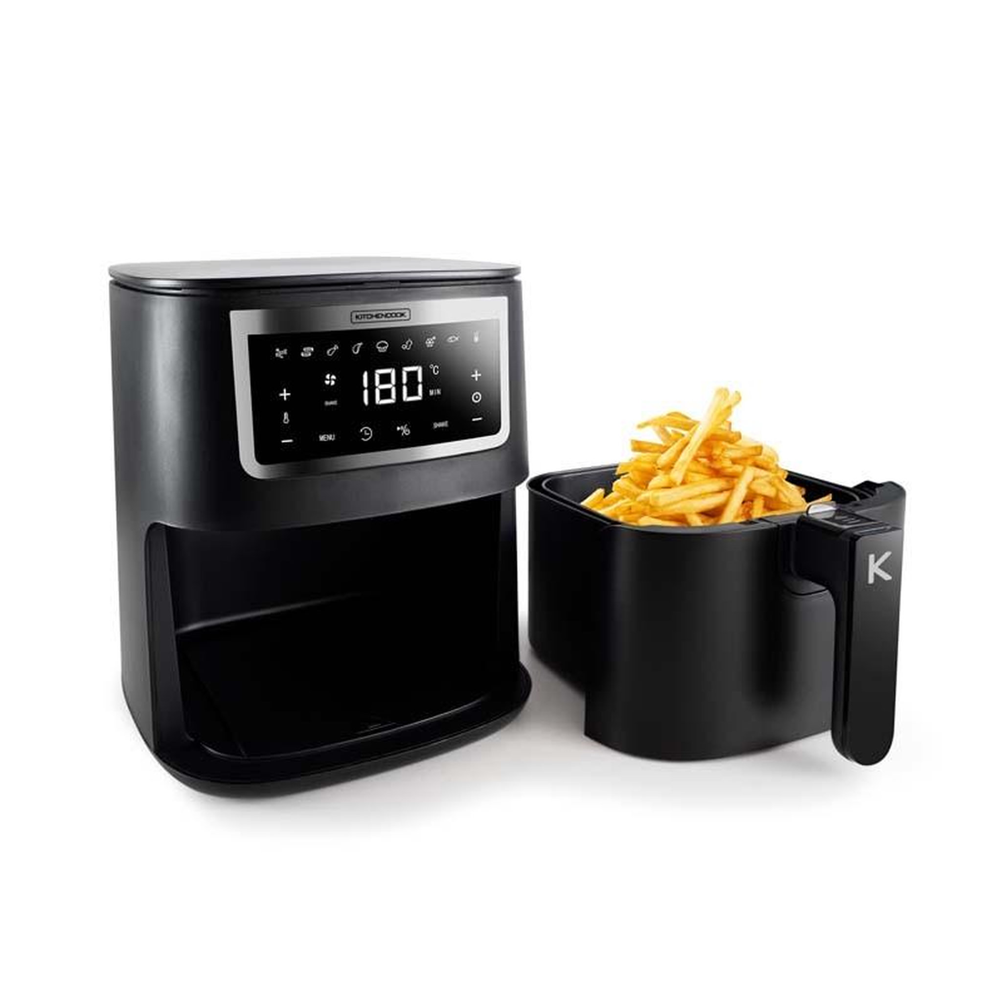 Voir la diapositive 4 : KITCHENCOOK Kitchencook - airmed3 - noir - friteuse sans huile - 3 l - 8 programmes