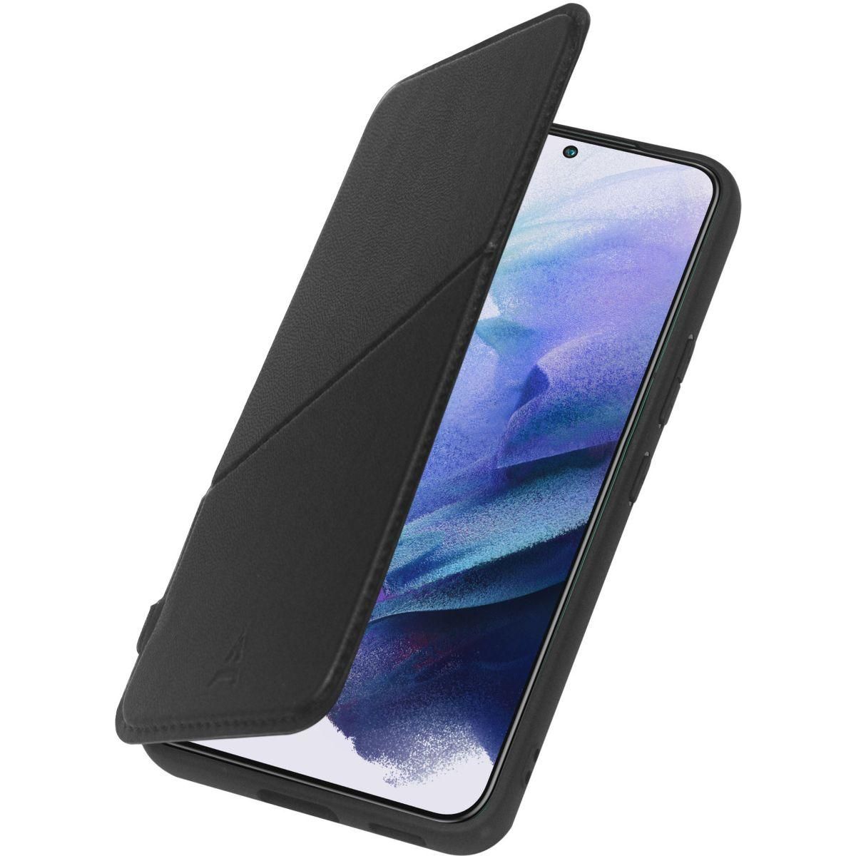 ADEQWAT Etui Samsung S22+ Cuir noir