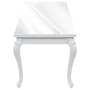 Voir la diapositive 4 : VIDAXL Table a manger 179x89x81 cm Blanc brillant