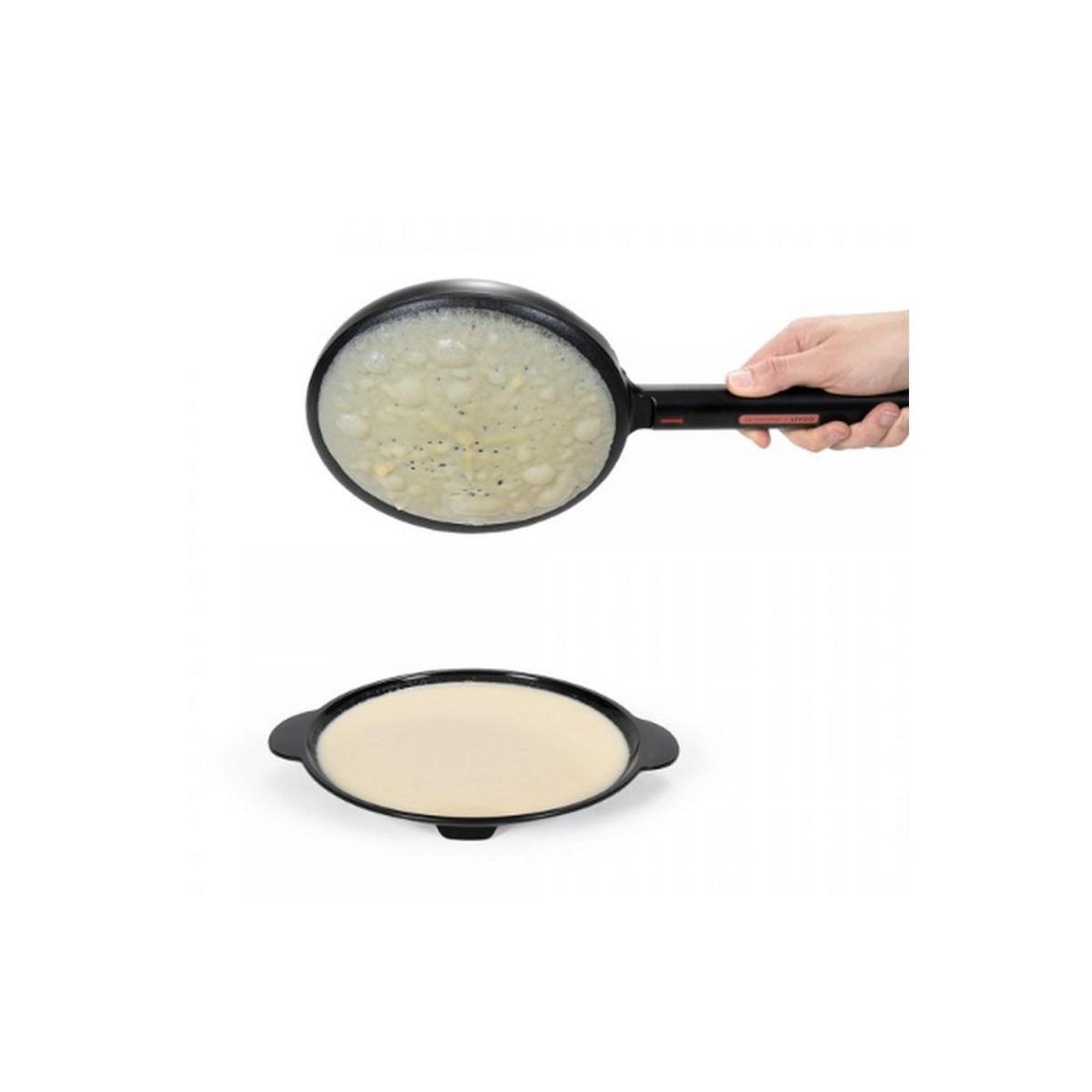 Voir la diapositive 6 : LIVOO Crêpière électrique 600w 20cm noir - DOP258CO