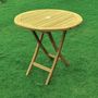 Voir la diapositive 2 : CONCEPT USINE Table ronde pliable 80cm MEJA