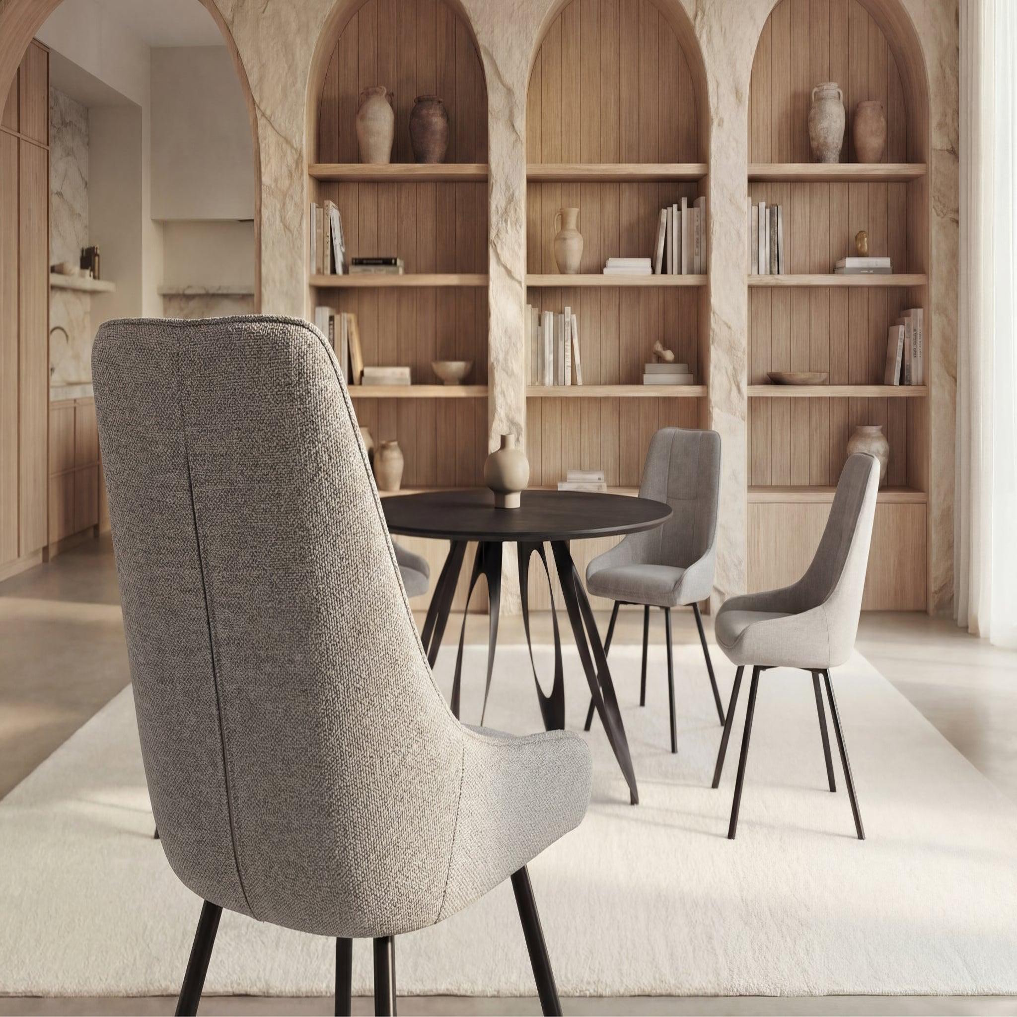 Voir la diapositive 6 : CASANOVA PARIS Alicia - lot de 4 chaises pieds en métal