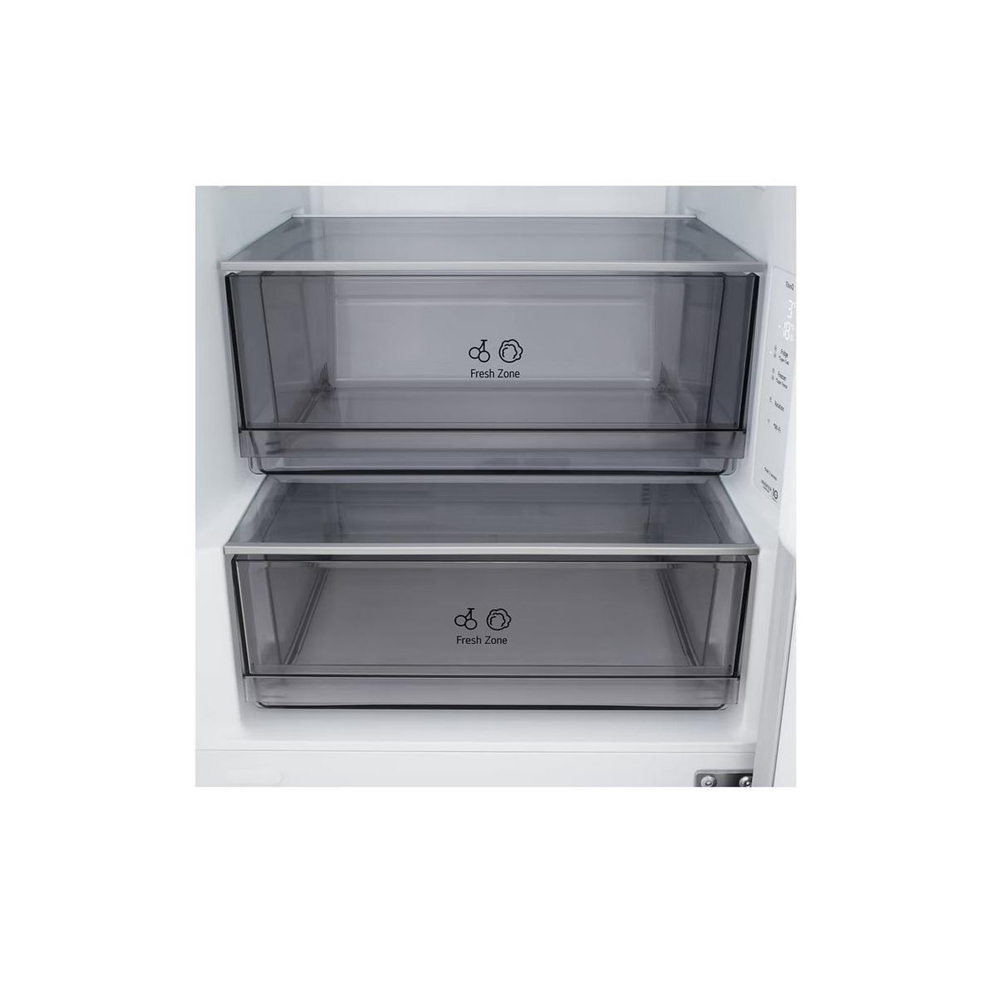 Voir la diapositive 6 : LG Réfrigérateur combiné 60cm 333l nofrost silver - gbbsj10dpy