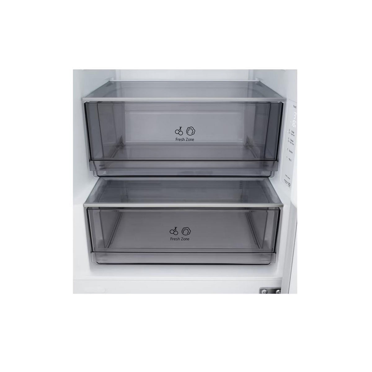 LG Réfrigérateur combiné 60cm 333l nofrost silver - GBBSJ10DPY