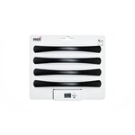 CENTRALE BRICO Lot de 4 poignées de meuble entraxe 128 mm aluminium tropicalisé