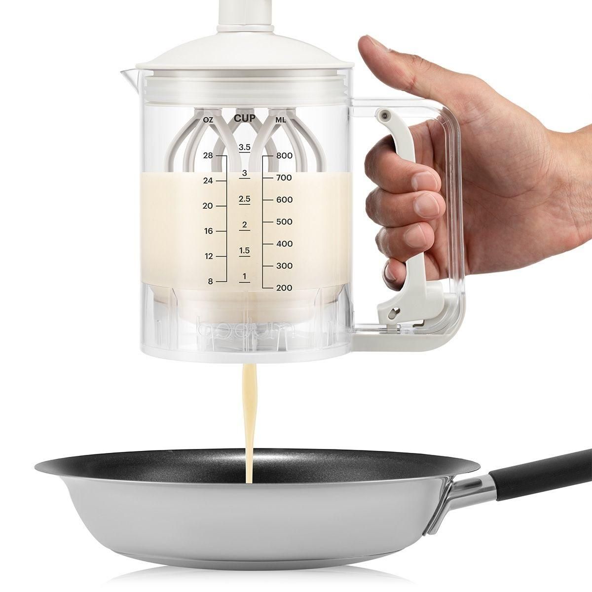 Bodum Distributeur et mélangeur de pâte à crêpes blanc - 12108-913