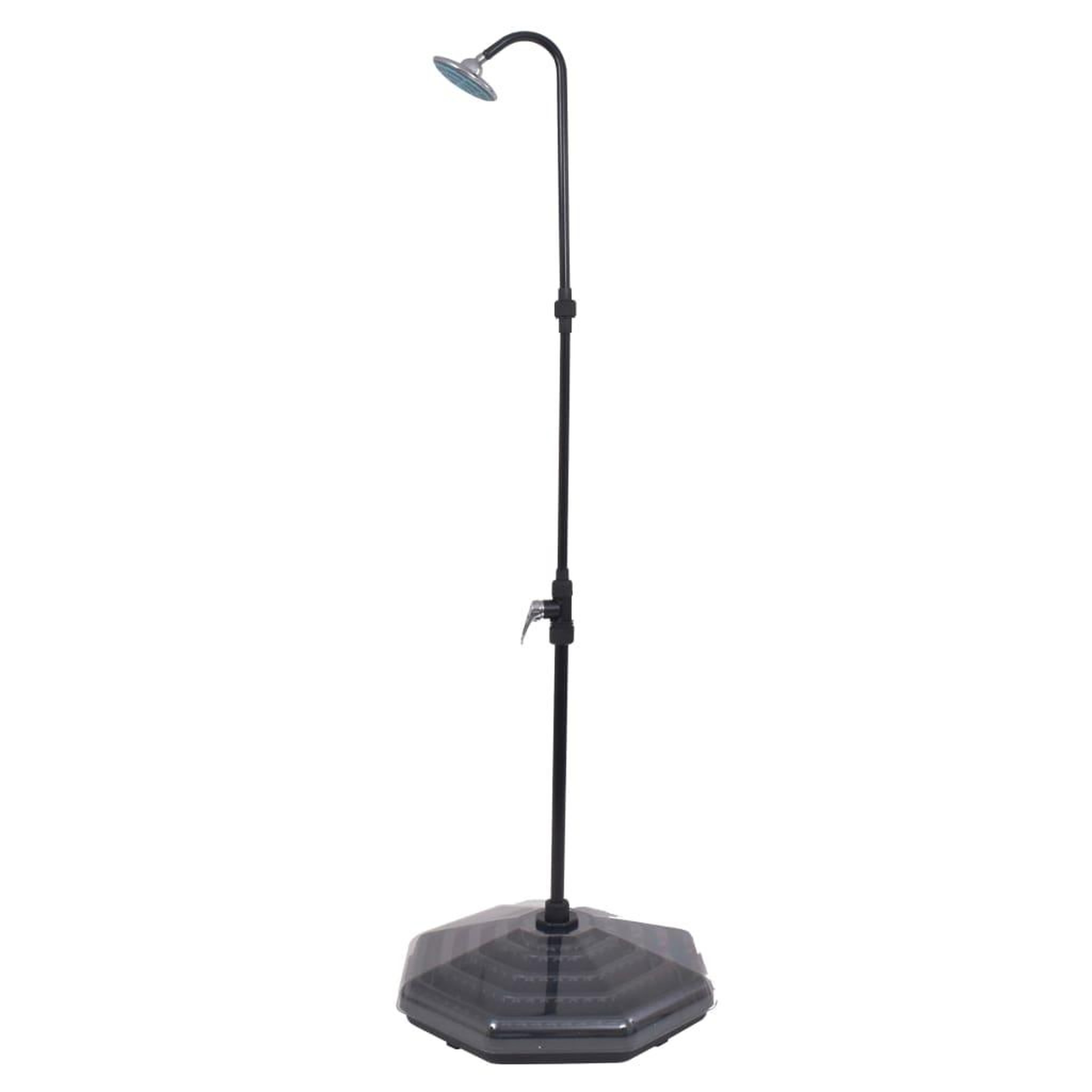 Voir la diapositive 2 : VIDAXL Douche solaire 20 L Aluminium HDPE