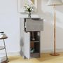 Voir la diapositive 3 : VIDAXL Buffet Gris beton 30x30x70 cm Bois d'ingenierie