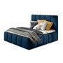Voir la diapositive 1 : BEST MOBILIER Lucea - lit coffre - 160x200 - sommier inclus - en velours